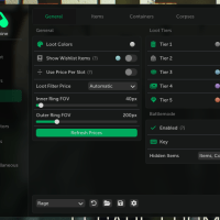 Eft dopamine v2 loot general settings menu   depshop