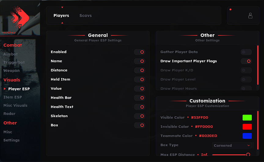 eftpro15 | DepShop Escape from tarkov nextcheat pro