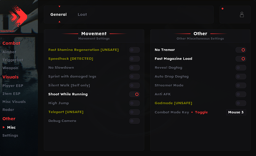 eftpro4 | DepShop Escape from tarkov nextcheat pro